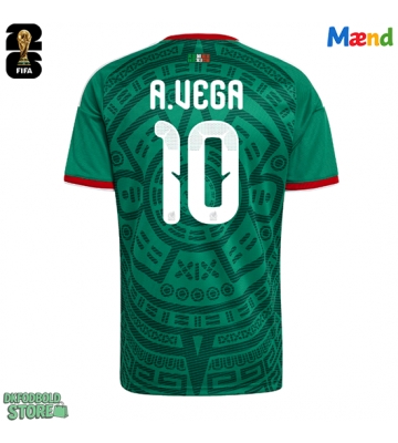 Mexico Alexis Vega #10 Replika Hjemmebanetrøje VM 2026 Kortærmet